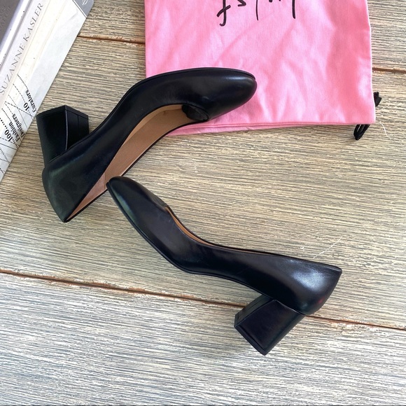 FRENCH SOLE NEW YORK Block Heel Trance Pump NEW SZ 9.5 - Picture 2 of 7